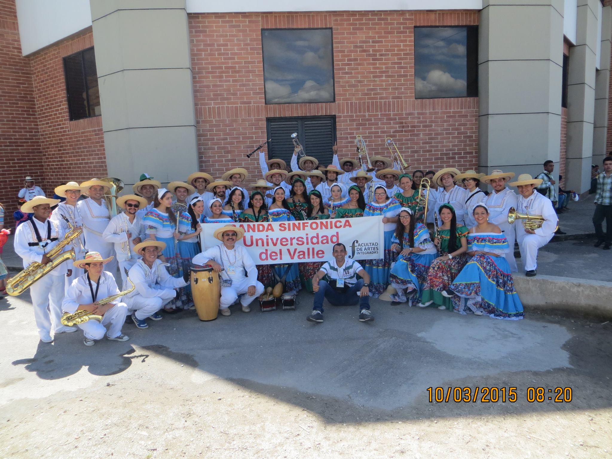 Fotografía de la Banda Sinfónica de Estudiantes en el certamen el año pasado.