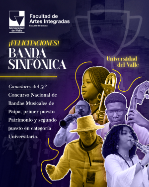 Univalle brilló en el 51.º Concurso Nacional de Bandas Musicales en  Paipa