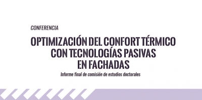 Conferencia sobre Confort Térmico en edificios de vivienda