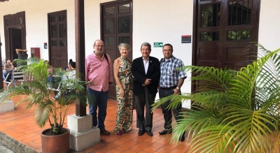 Decano de la Facultad de Artes Integradas visita Univalle- sede Buga