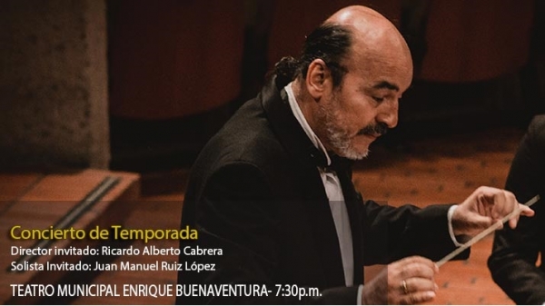 Concierto de la Orquesta Filarmónica de Cali en Univalle.