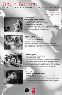Sexo y erotismo en el cine y audiovisual colombiano,  los jueves de mayo