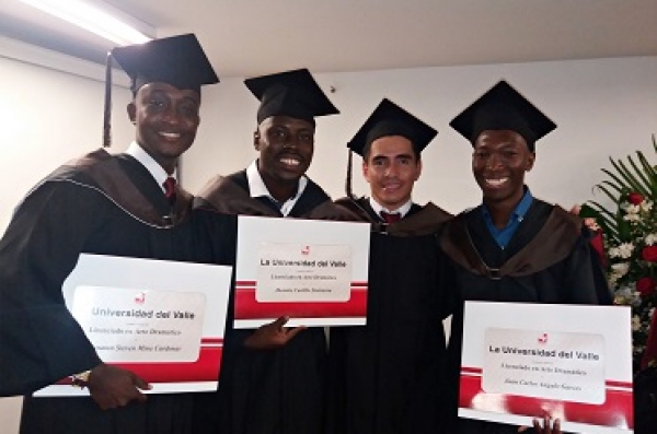 La Universidad del Valle gradúa la primera promoción de licenciados en Arte Dramático de la Sede Pacífico, en Buenaventura